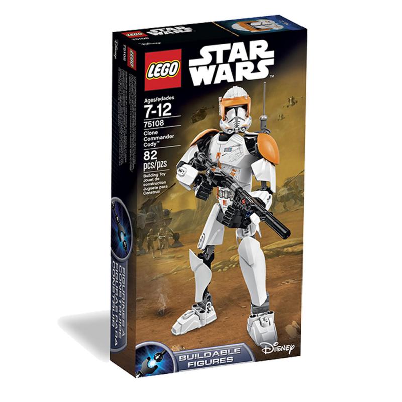 LEGO Star Wars Clone Commander Cody, Skladacia figúrka, 7 rok / roky, Viacfarebný, 82 kusov