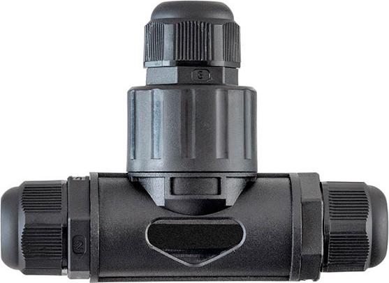 tekox Wasserdicht T abgeleitet IP68 2 Pole + Erde