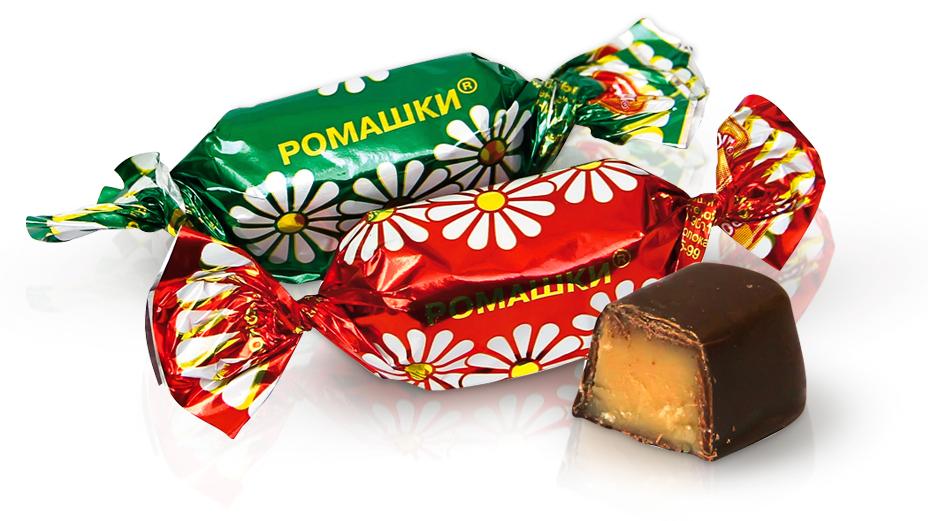 Roter Oktober Schokokonfekt - Romaschki, mit Rumaroma, 300 g