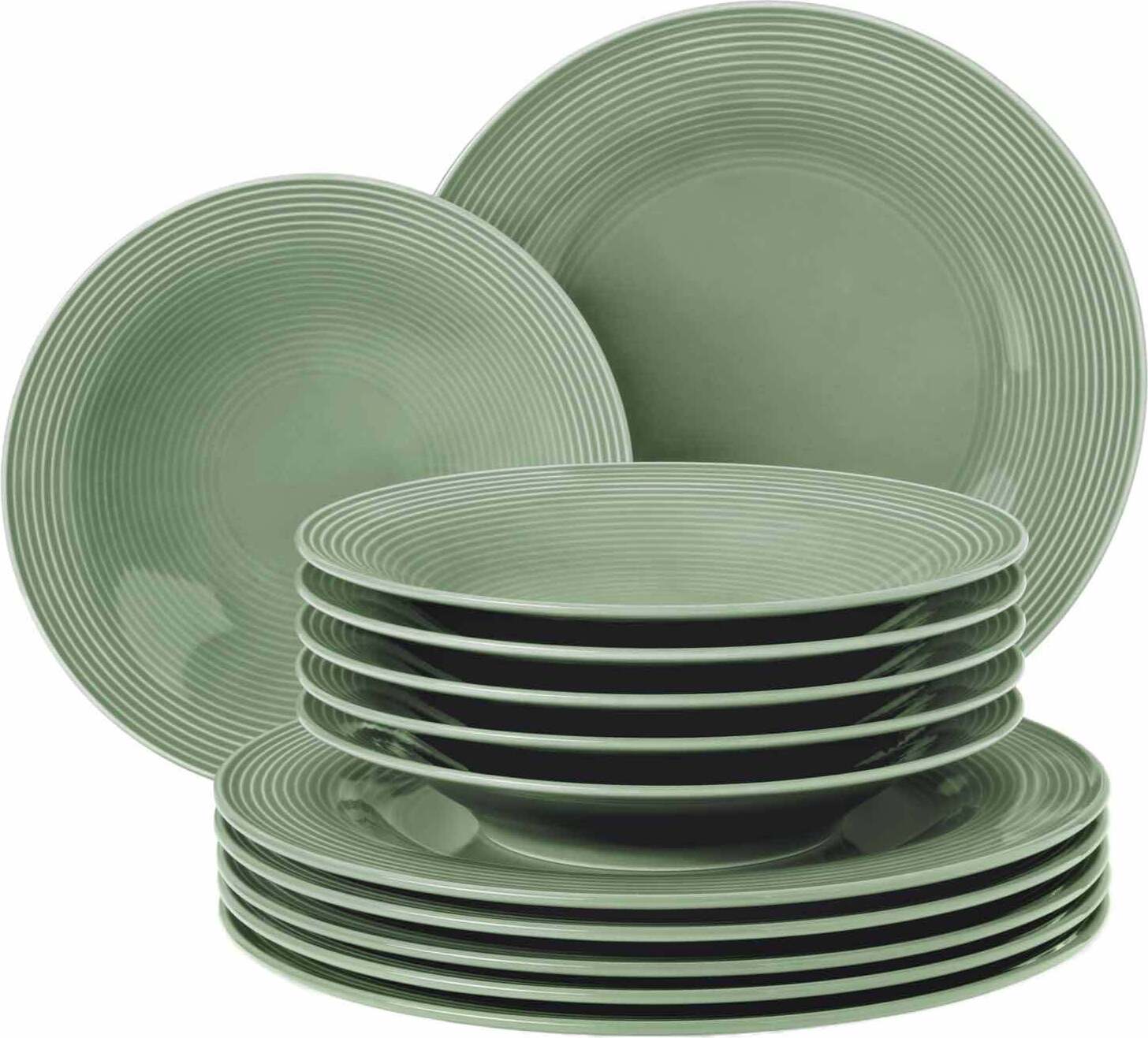 Seltmann Weiden Seltmann Beat --Geschirr (12 Stück, 1 Stück), Farbe grün 001.751399
