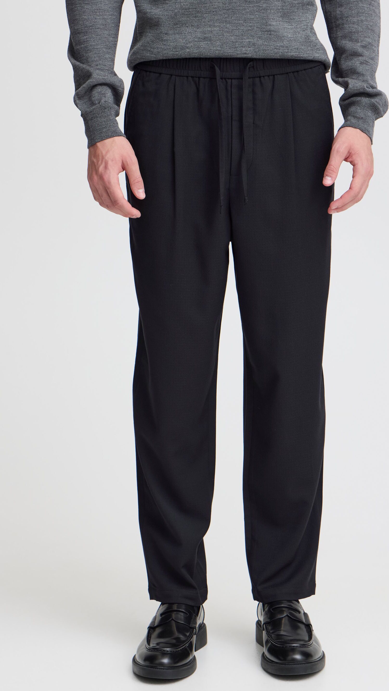 Casual Friday CFHaakan Herren Stoffhose Hose mit Eingrifftaschen Kordelzug Relaxed fit