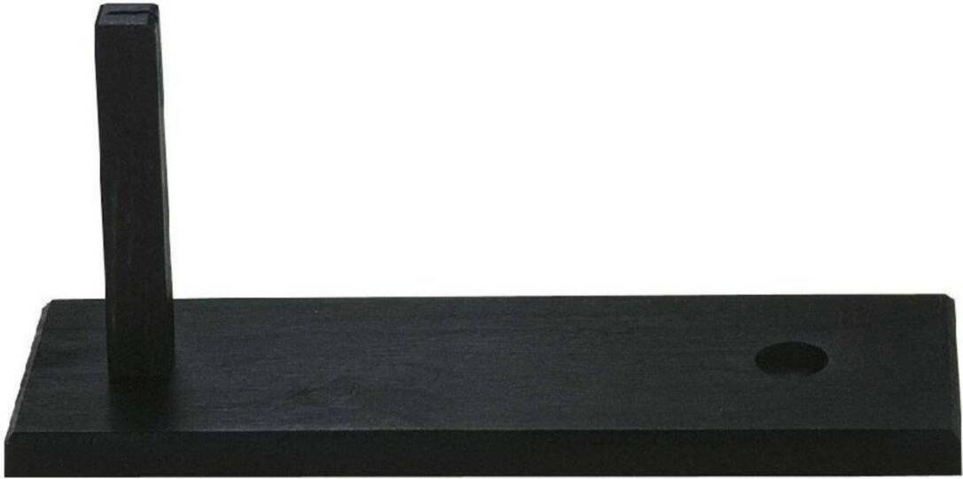 Haller Schwarzer Holz Messerständer 30cm HA60974