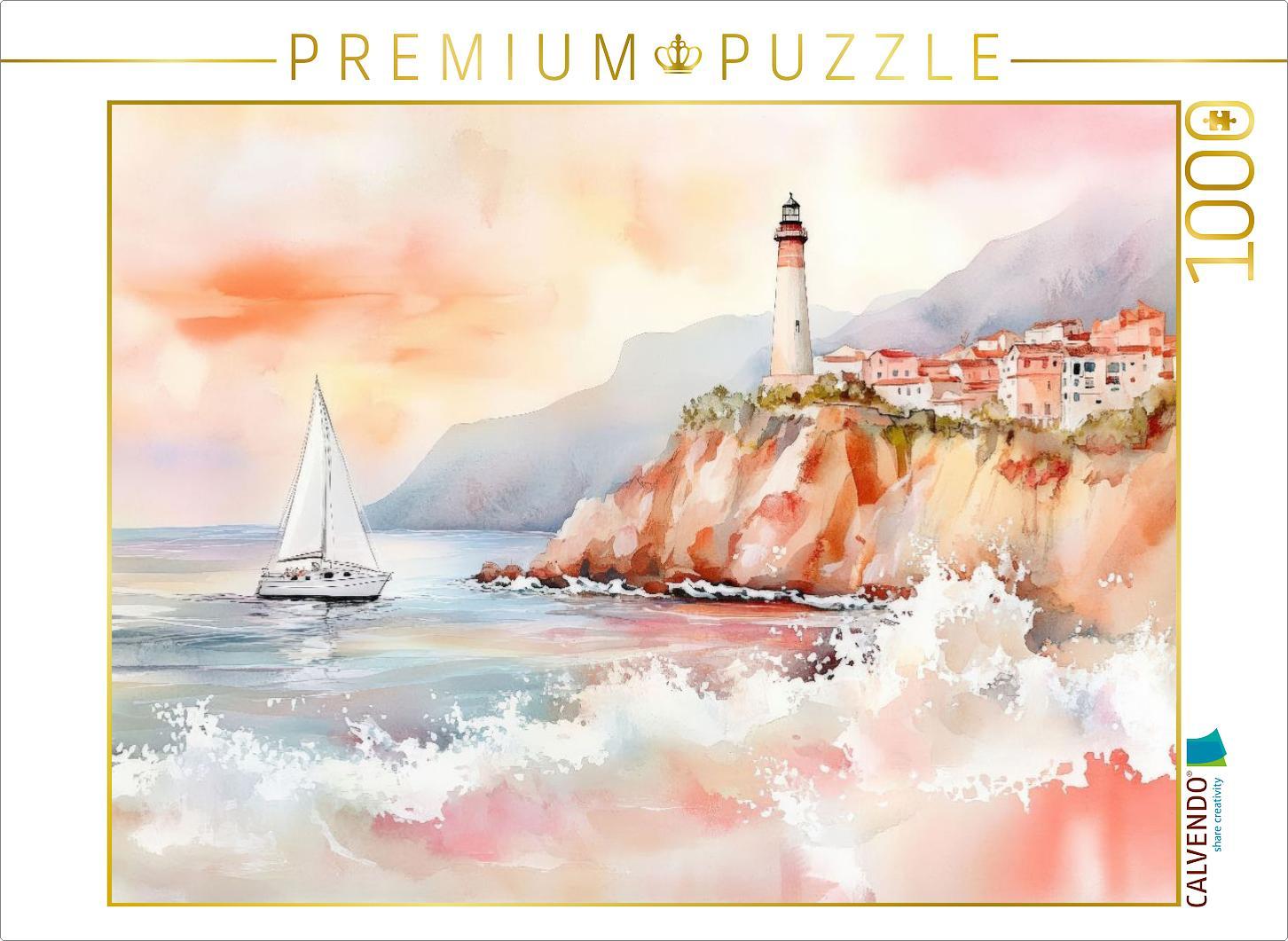CALVENDO Puzzle Küstenromantik | 1000 Teile Lege-Größe 64x48cm Foto-Puzzle für glückliche Stunden
