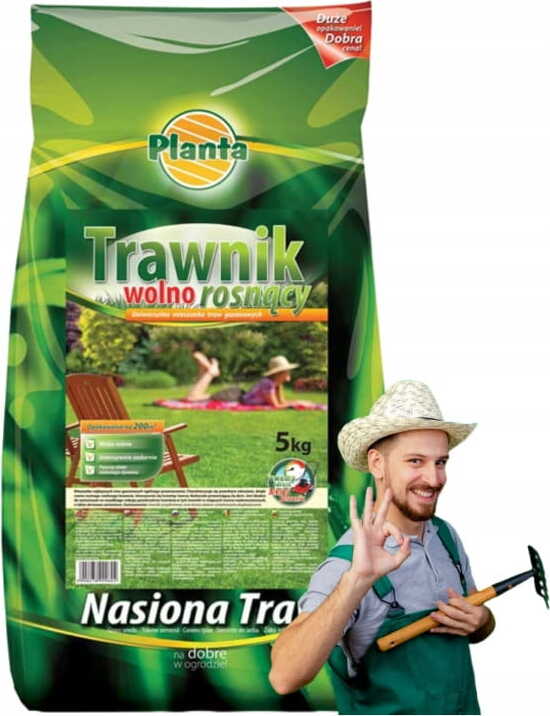 Planta Rasenmischung 5kg Langsam wachsender Rasen
