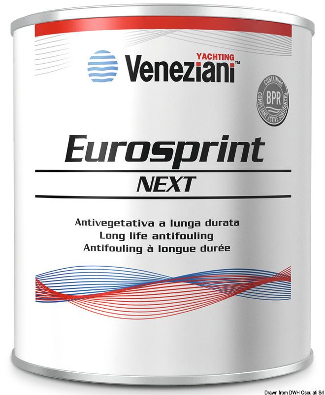 Eurosprint Antifouling-Farbe, rot, 2,5 Liter, Osculati 65.002.20