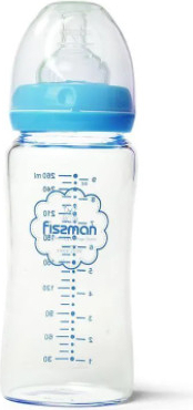Fissman Babyflasche, Borosilikatglas, 6,5x19,5 cm, 260 ml