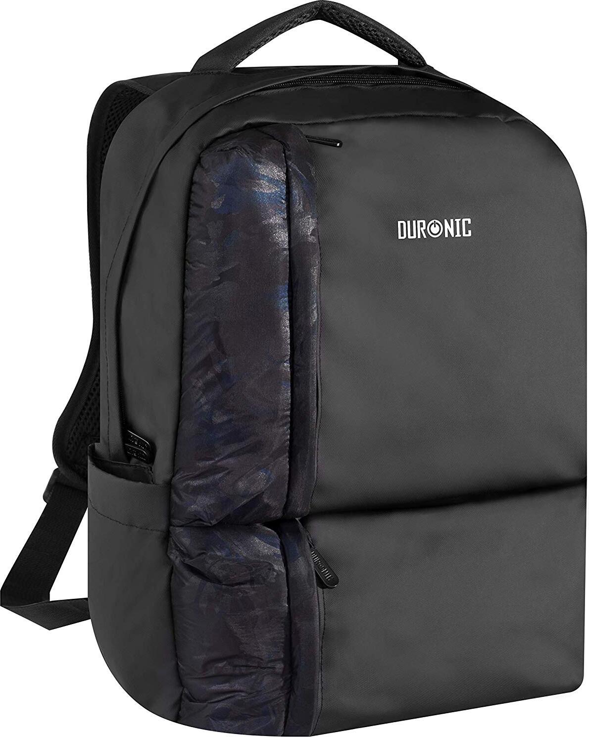 Duronic LB24 Rucksack mit Laptop- und Tablet-Tasche - 42 x 17 x 30 cm - Wasserfest, haltbar und langlebig - Ideal für Schule / Hochschule / Universität LB24 BAG
