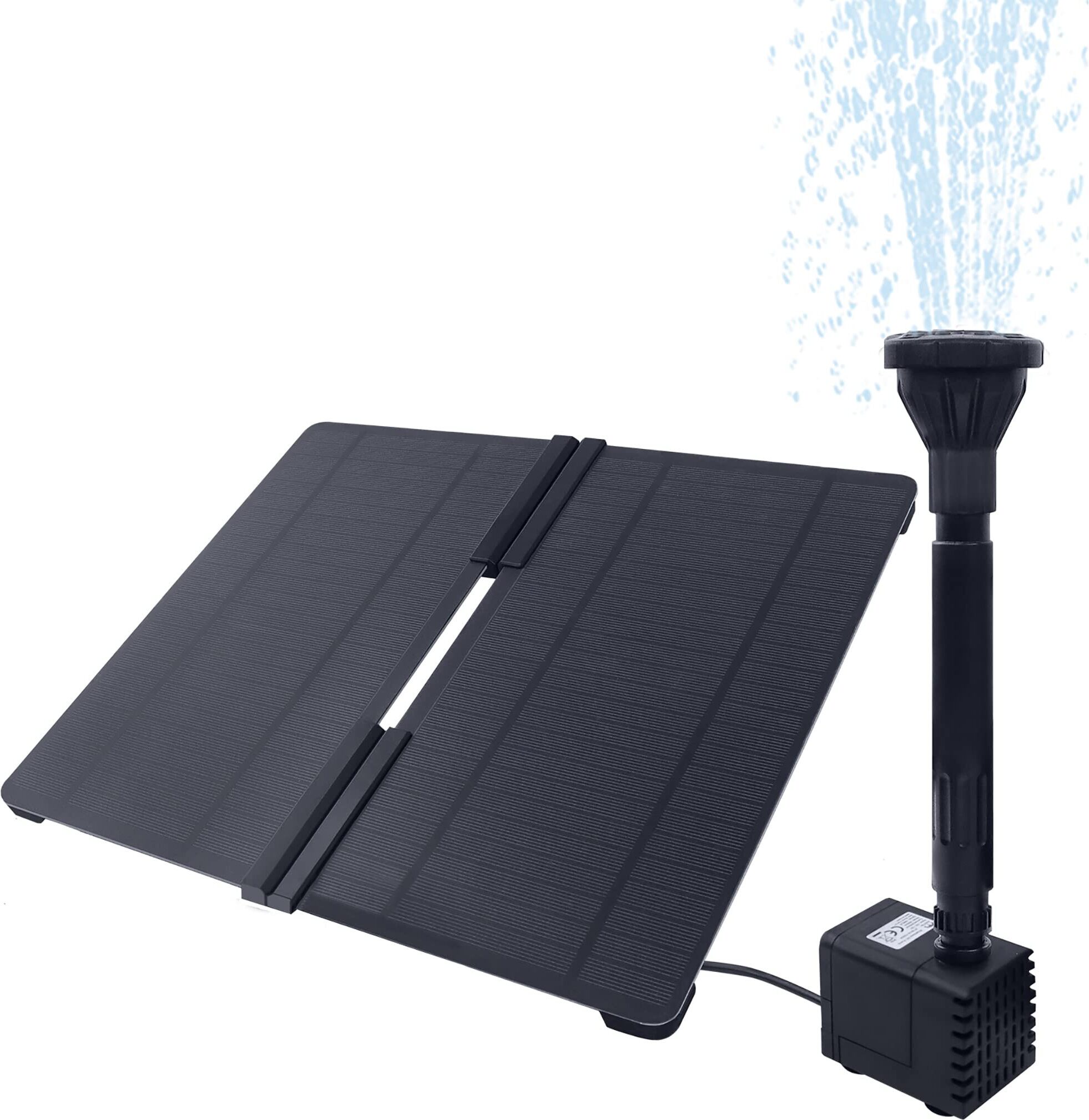 FIVMEN Pond Pump Solar 20W solárna fontána s nastaviteľnou podpornou tyčou Solárne čerpadlo fontány Solárne čerpadlo fontány Vodné čerpadlo pre záhradu, malé jazierko, nádrž na ryby