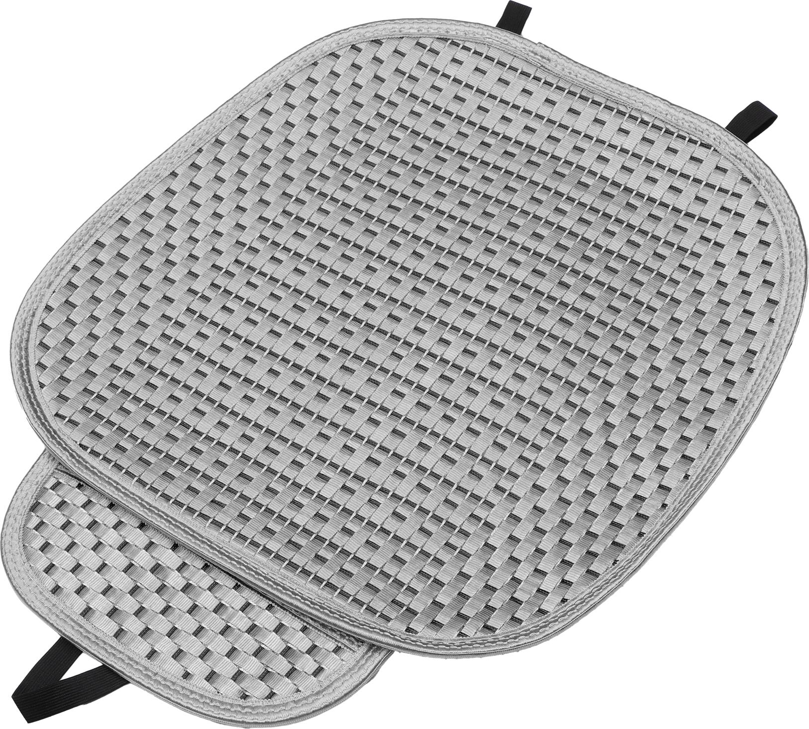 F FIERCE CYCLE 1 Stk. 50x59cm Universal Autositzkissen - für Autofahrten Sitzschutz Pad Abdeckung Anti-Rutsch - Eis Seide Grau a24091900ux0276