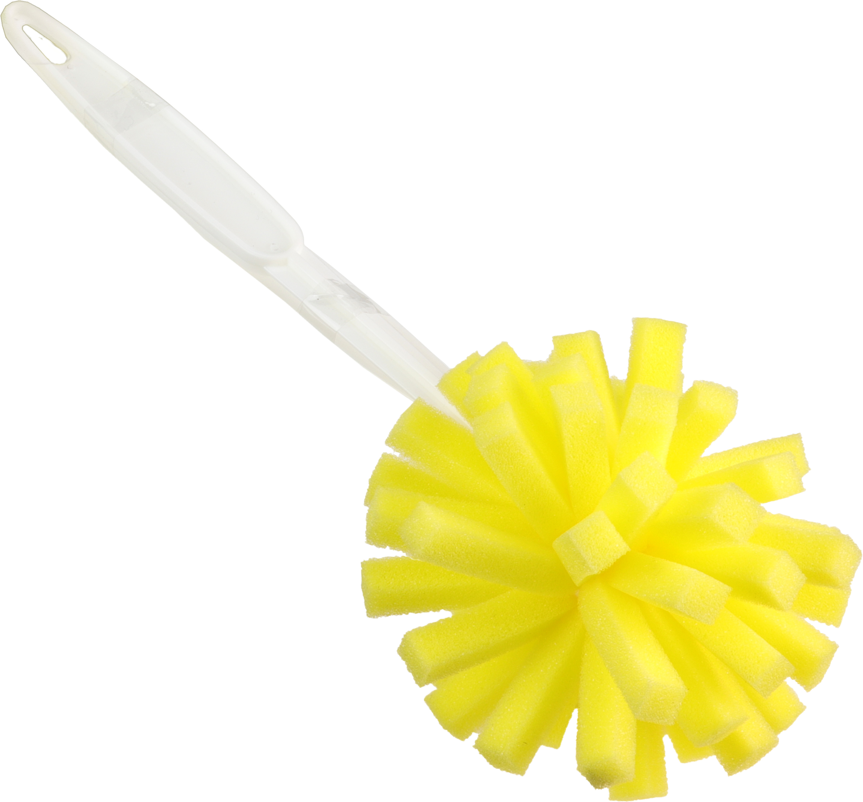 Hilpert 2er Set Flaschenbürste Igel mit Schwamm, Durchmesser ca. 10 cm, Länge 28 cm, Isolierkannenbürste mit Spülschwamm 31005
