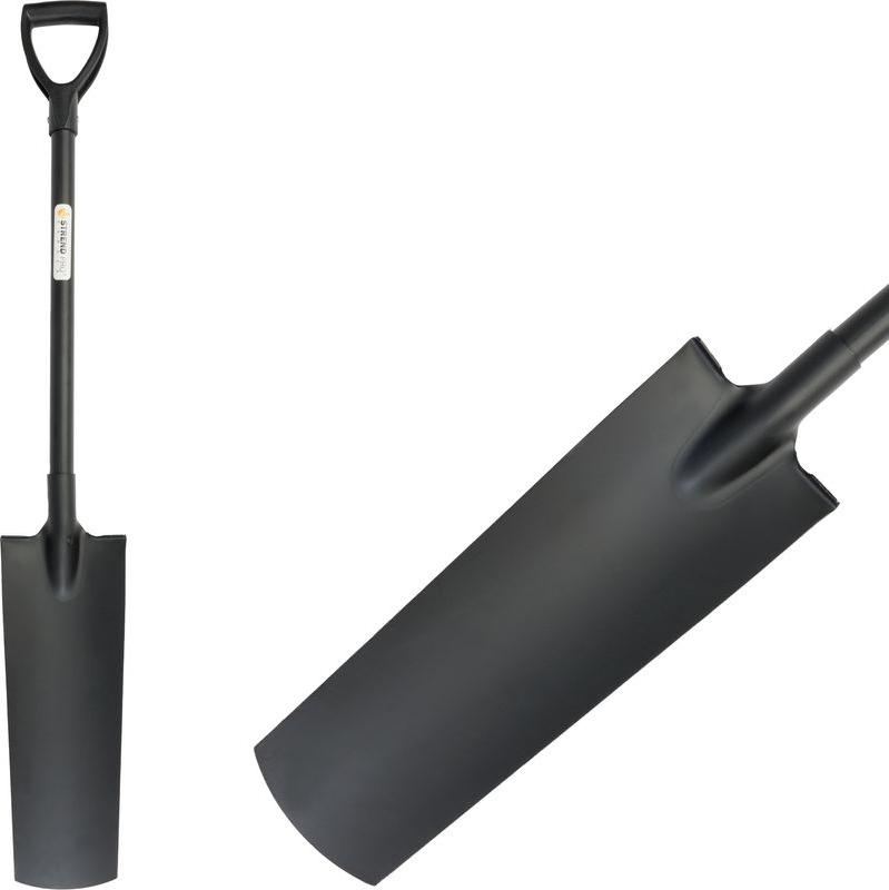STREND PRO Spaten S526AD, Spatenstich, Stiel D, Black