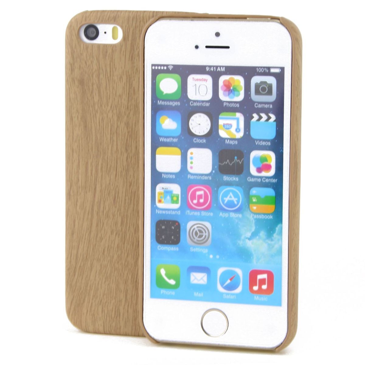 , Farba:hnedá 1, Zvoľte model:Apple iPhone 5 / 5s / SE, Ochranný kryt displeja:nie