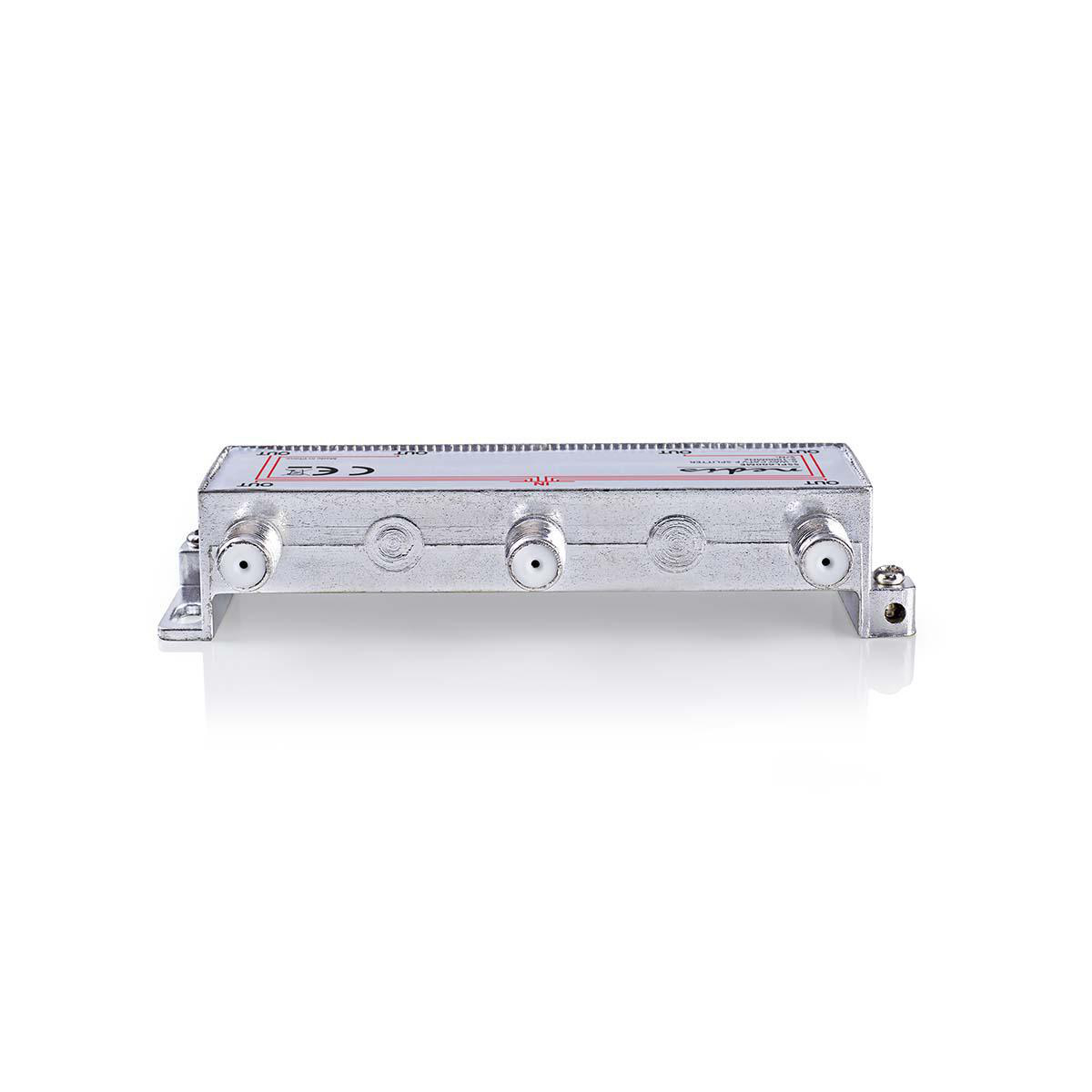 Nedis CATV-Splitter - 5 - 1000 MHz - Einführungsverlust: 10.0 dB - Anzahl der Ausgänge: 6 - 75 Ohm - Zink SSPL600ME