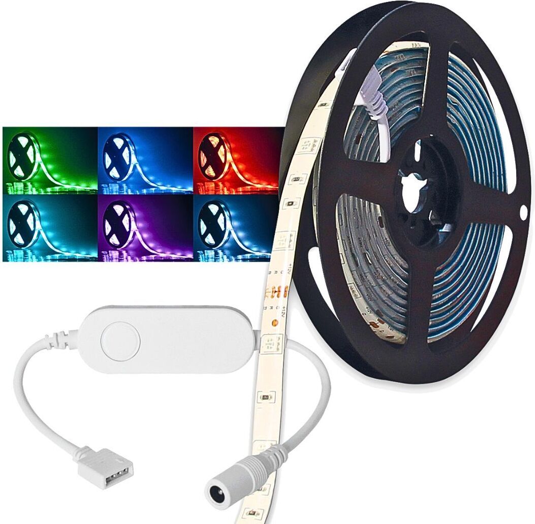 Fontastic WLAN-LED-Leuchtstreifen 3m Dimmbar, Vollfarbig komp. zu Android,iOS,Alexa,Google Assistant 255496