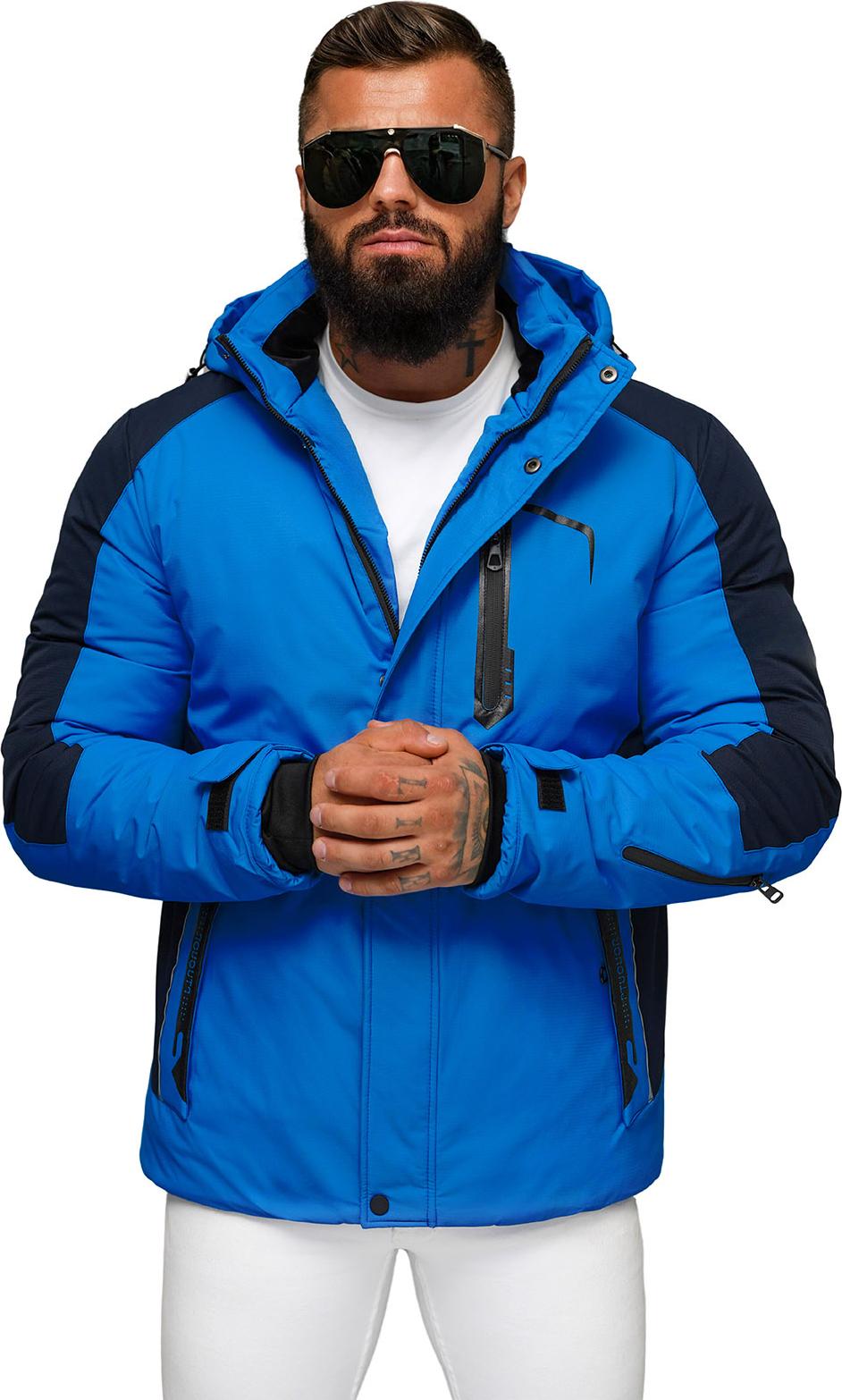 Herren Winterjacke Blau OZONEE JS/91M9905/184Z Xxxl/58