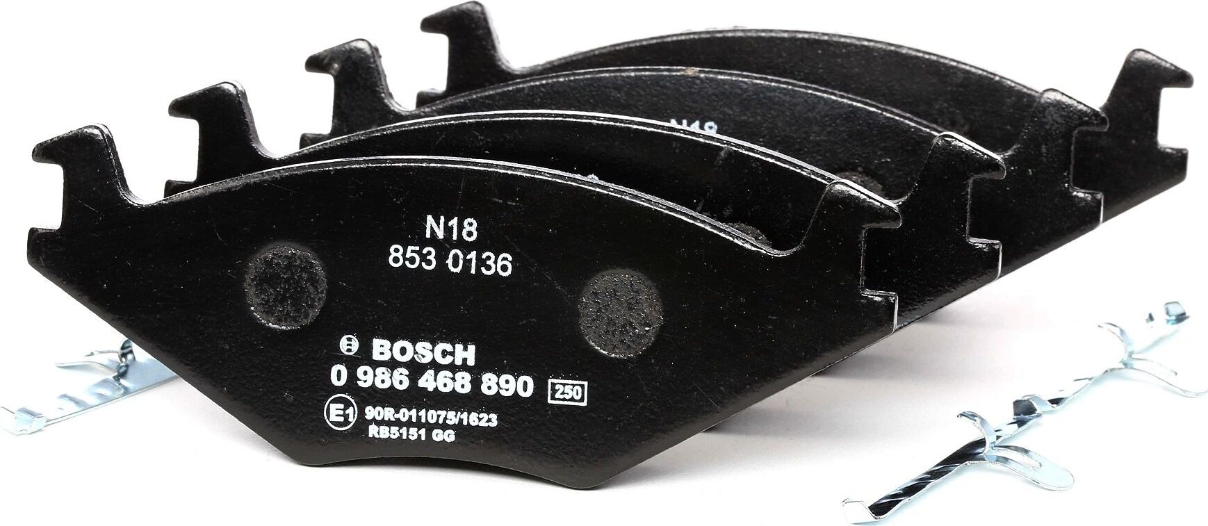 Bremsbelagsatz, Scheibenbremse BOSCH 0 986 468 890