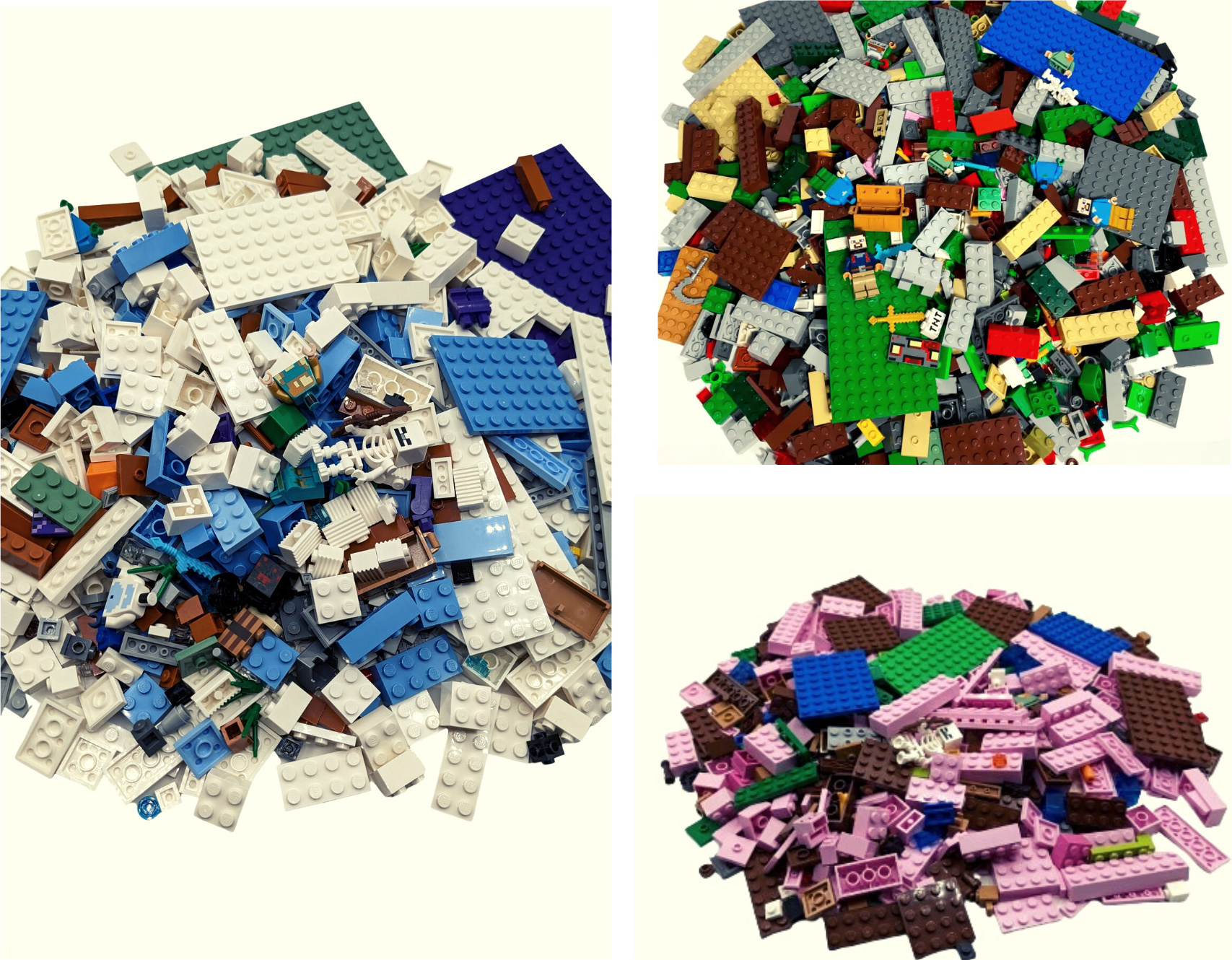 LEGO® Original Minecraft Mix Farebný mix NOVINKA! Množstvo 250x