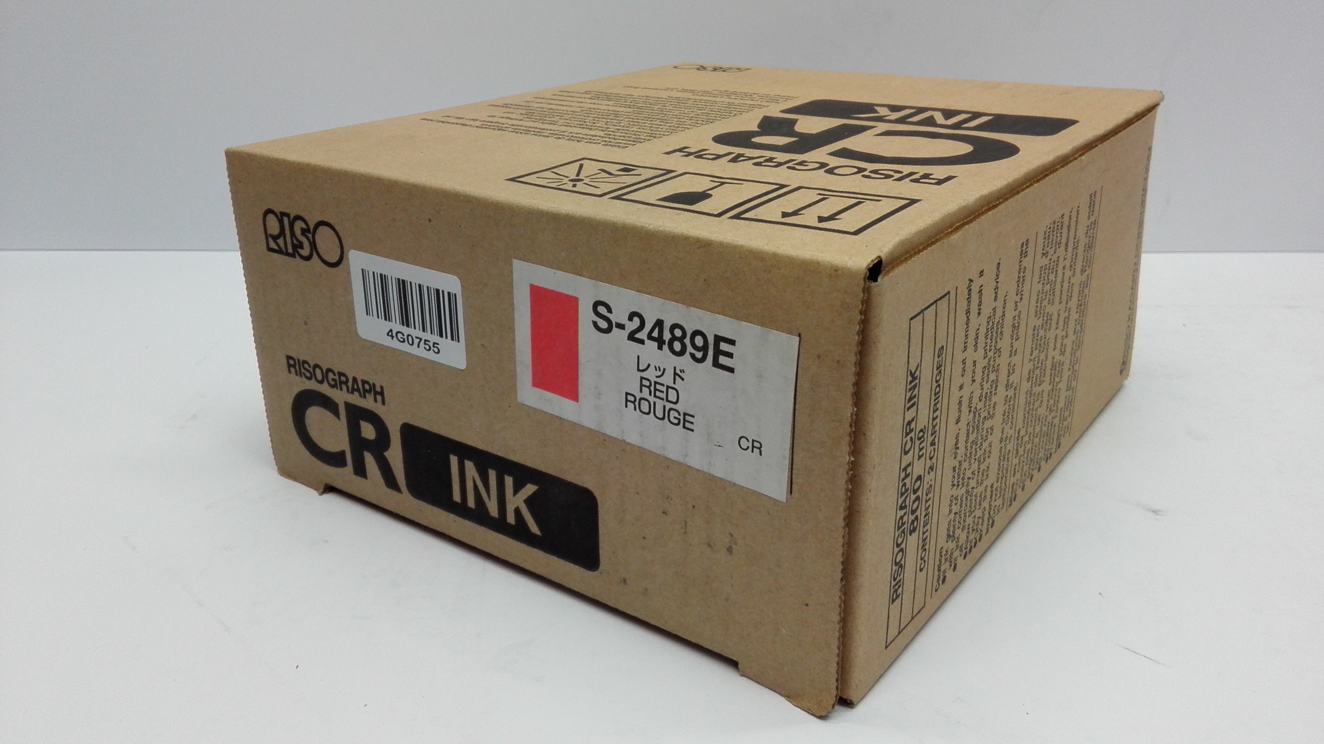 Atrament Riso S-2489E červený pre Riso CR-1610