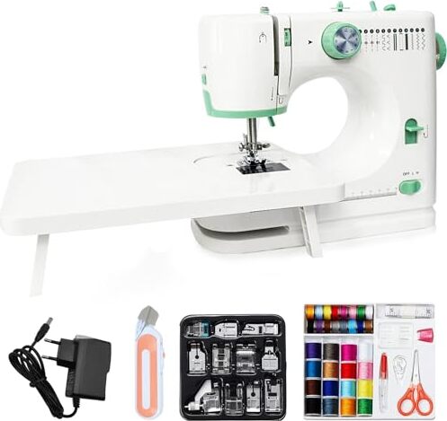 LetCart FLSM-520 Nähmaschinen, Maschine 12 Stichmuster, Elektromaschinen Anfänger Professionelle, Weihnachtsgeschenke Geschenke Idee Muttertag (Nähen + Näher