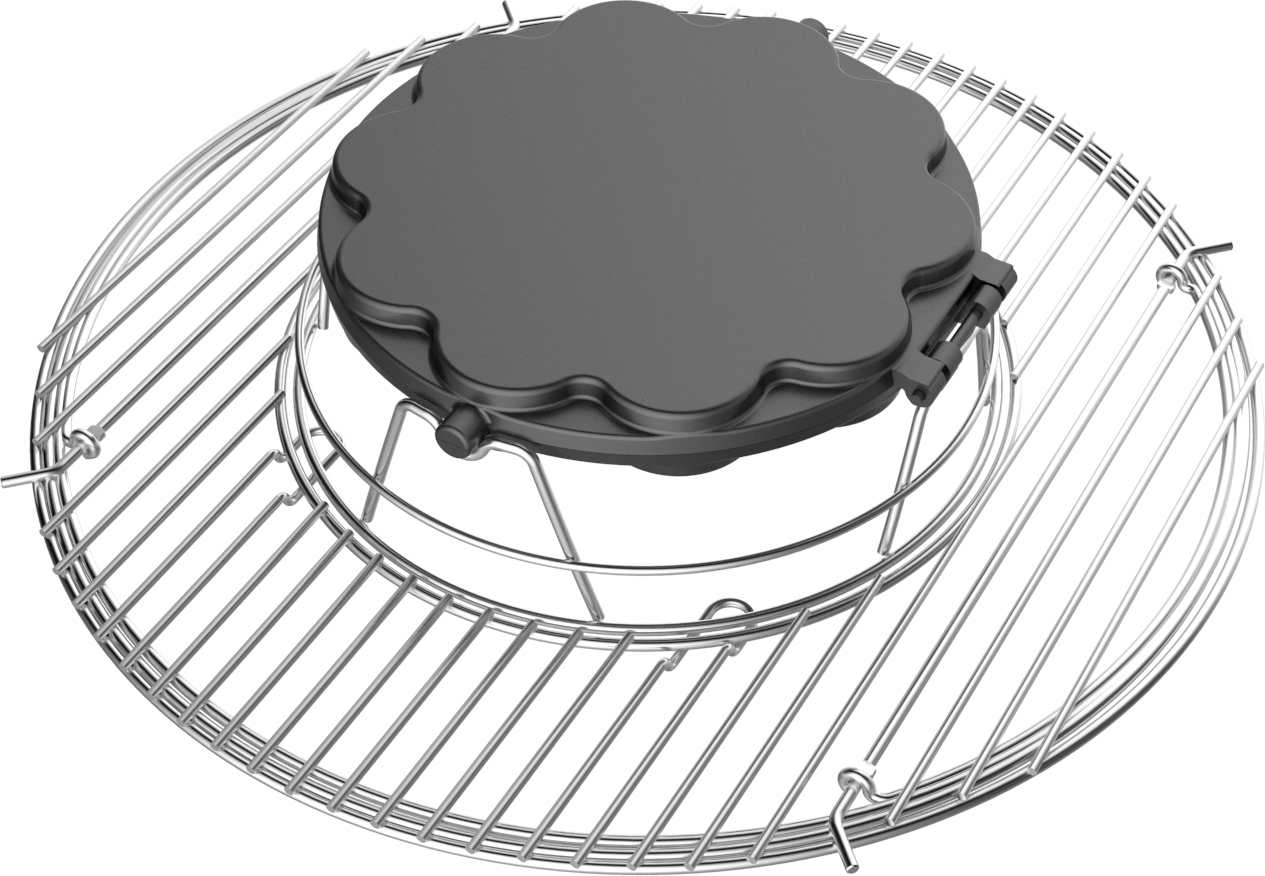 TEPRO Gusseisen-Waffel-Einleger, 57 cm, zum Einlegen in das Rost-in-Rost-System 8943