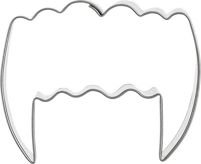 Orion Ausstechform Vampirzähne aus Metall, 5,5 cm 127451