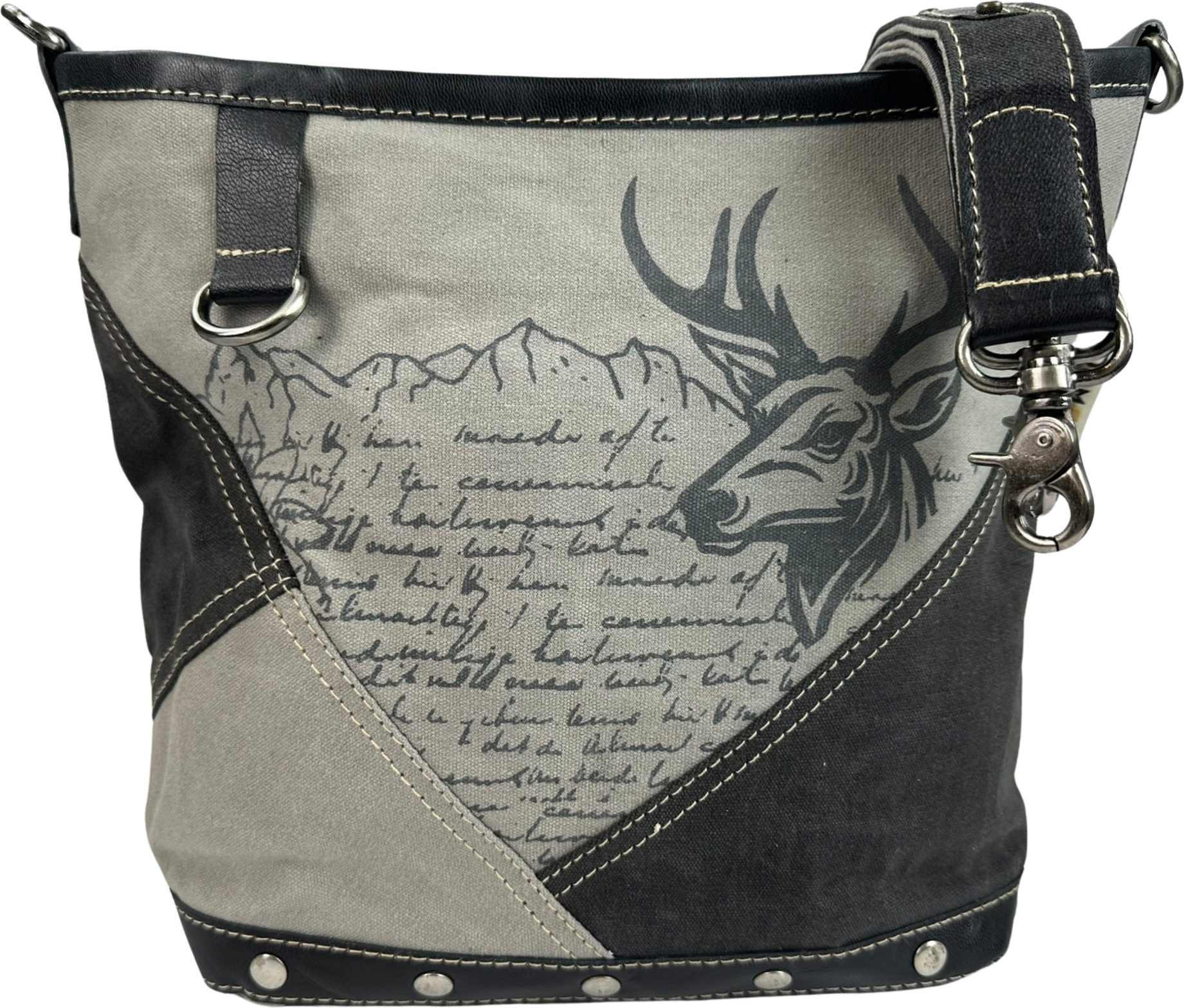 Jalan Jalan GmbH Produktbild Domelo Trachtentasche. Damen Umhängetasche. Canvas Crossbody Bag mit Trachtenmotiv bedruckt. Dirndl Tasche. Accessories. 53151