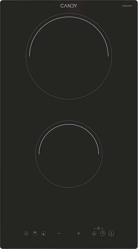 Candy CID 30/1 Black Vstavaná 30 cm indukčná varná doska s 2 zónami