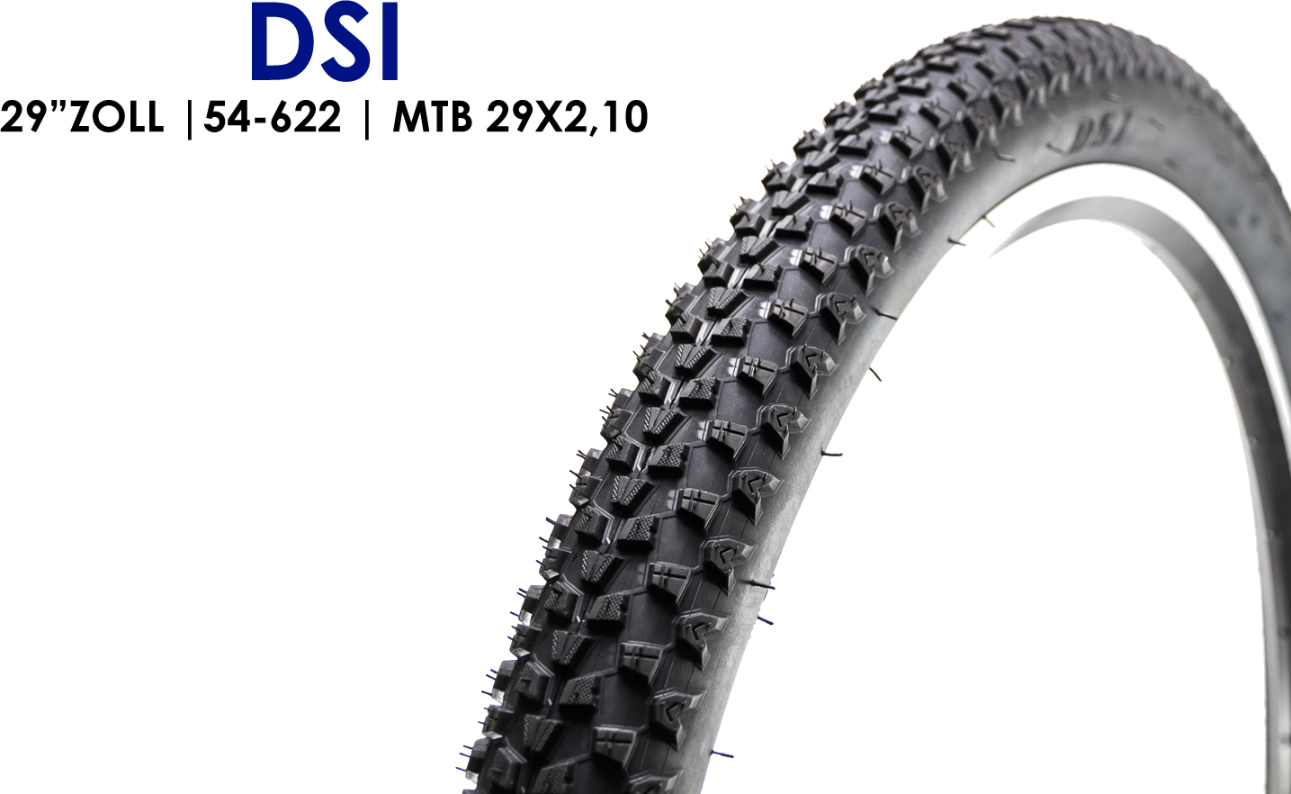 DSI 29 Zoll Fahrrad Reifen 54-622 MTB 29x2.1 Mantel Decke 29er Bike tire schwarz