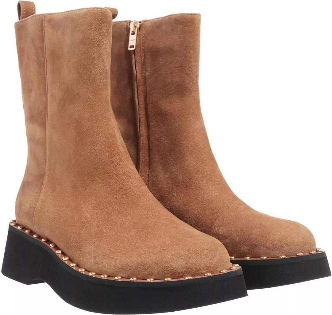 Coach Vanesa Suede Bootie Coconut
