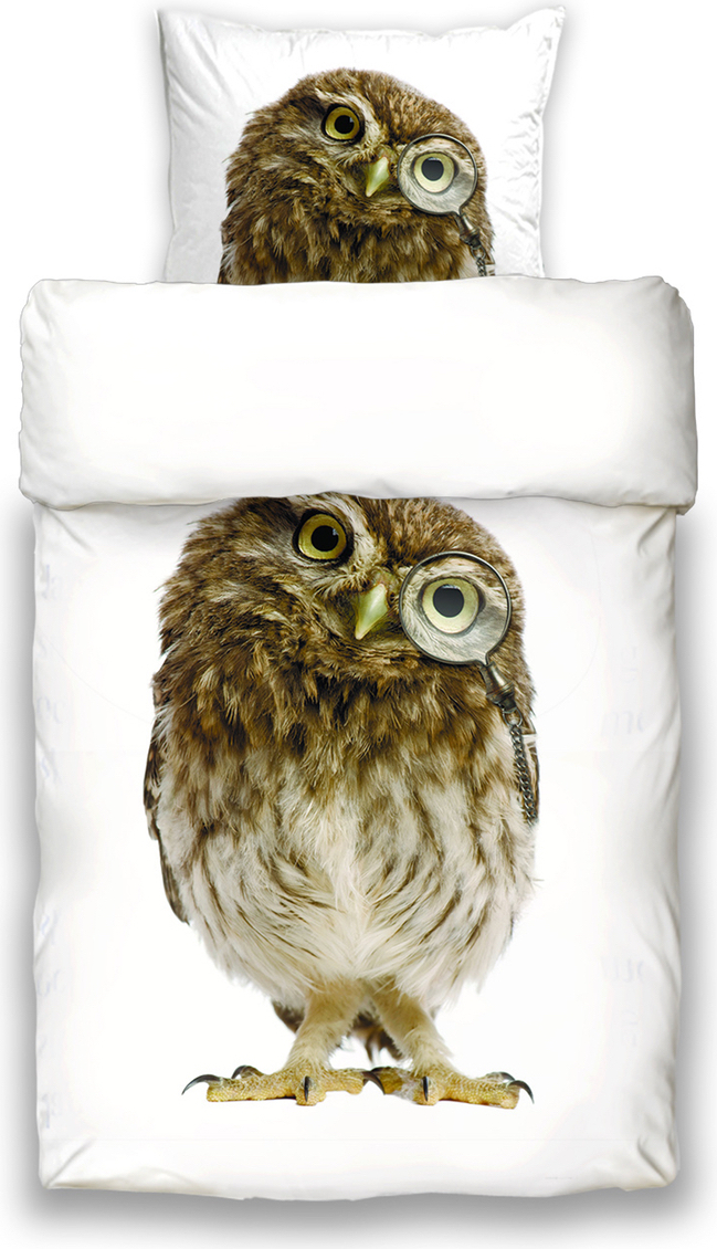 ESPiCO Schwanberg Bettwäsche Sherlock Kiddies Renforcé 135 cm x 200 cm