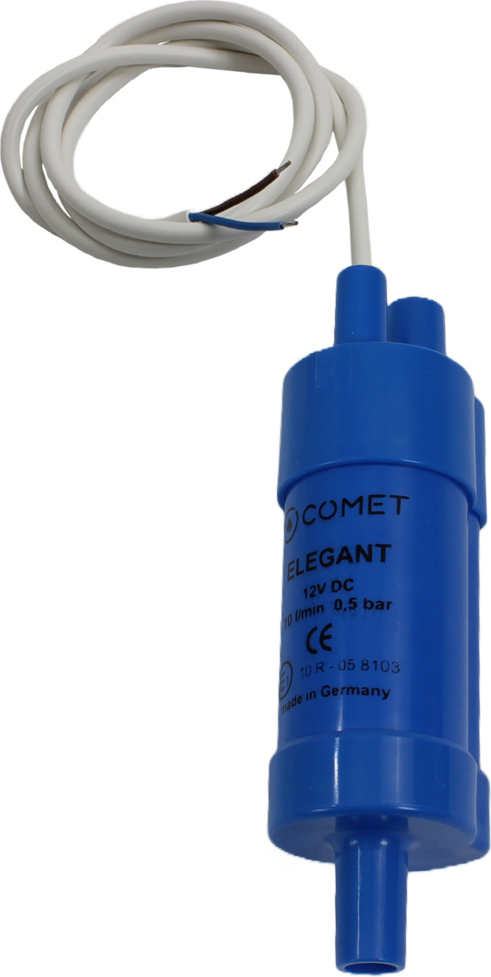 Comet Elegant INLINE Verstärkerpumpe Durchlaufpumpe Wasserpumpe 12V 10 l/min 0,5 bar 5,5 m AT-12333
