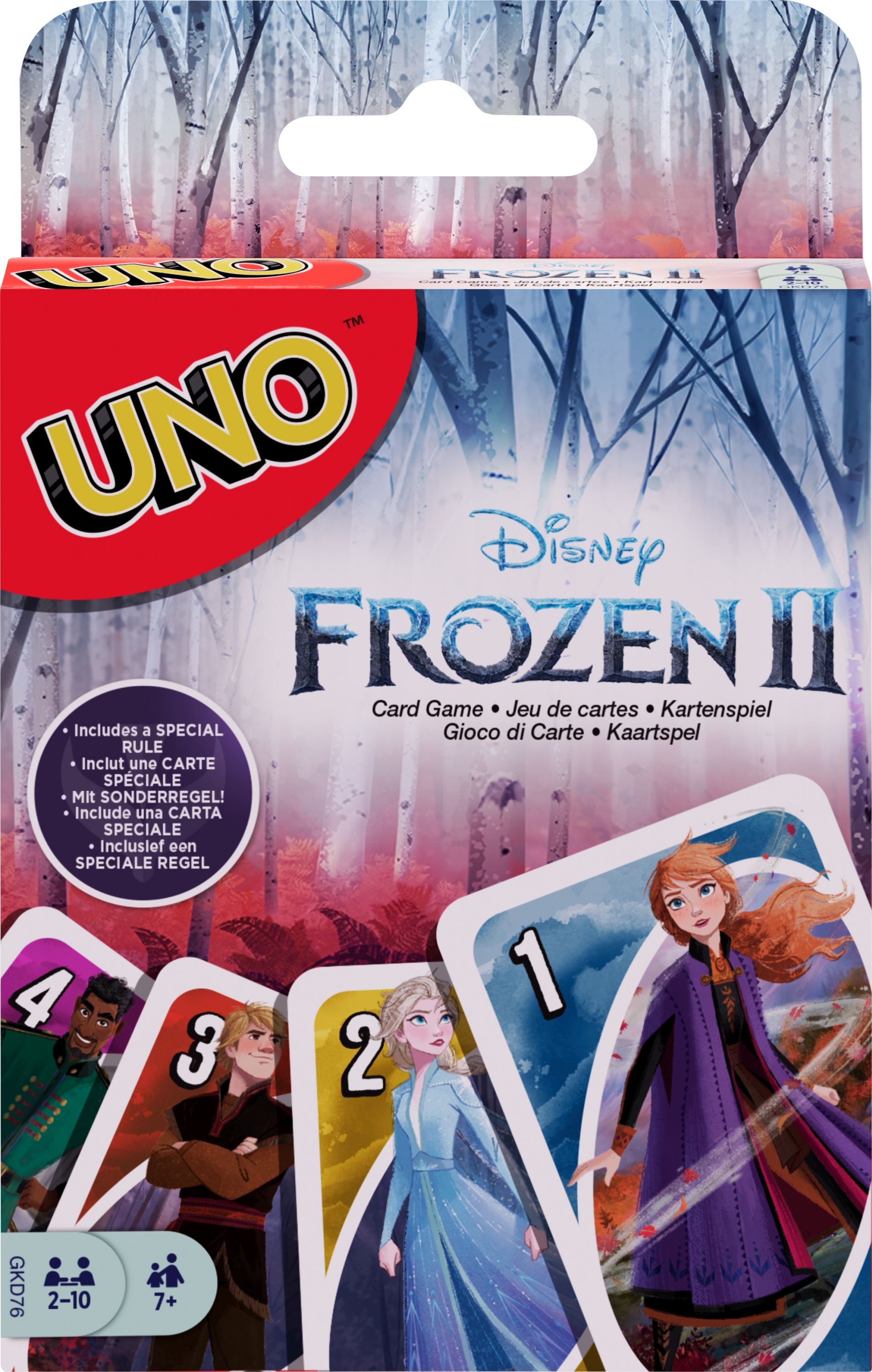 Mattel Games GKC04 UNO Showdown Kartenspiel Familienspiel 2-10