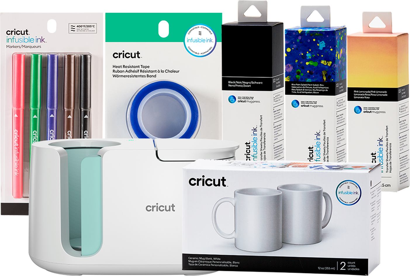 Cricut MugPress Starter Bundle (8001862)