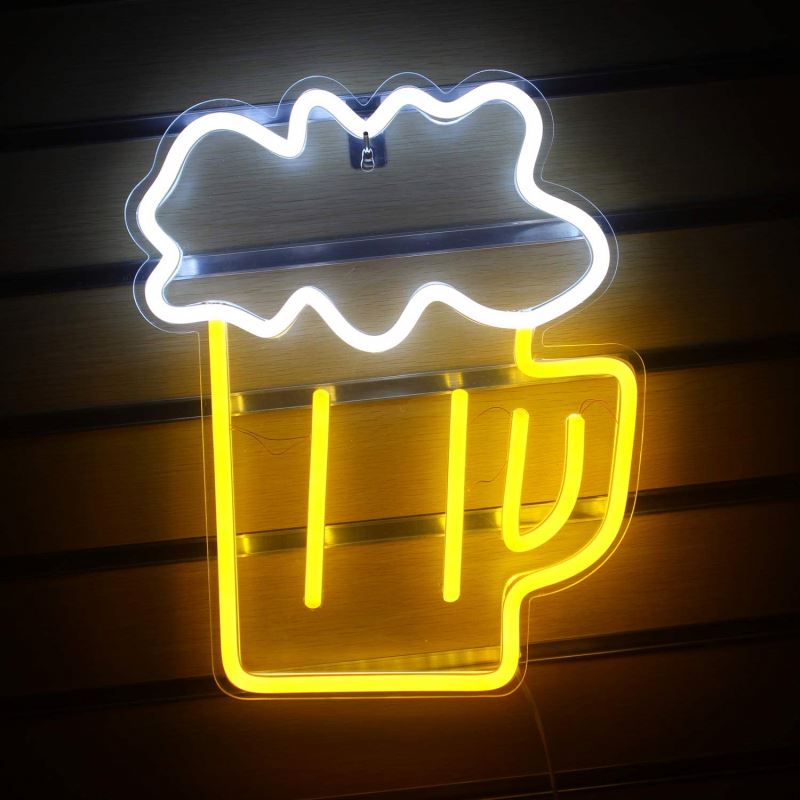 NEON LED Licht, dekorative Wand-Leuchte, Bier