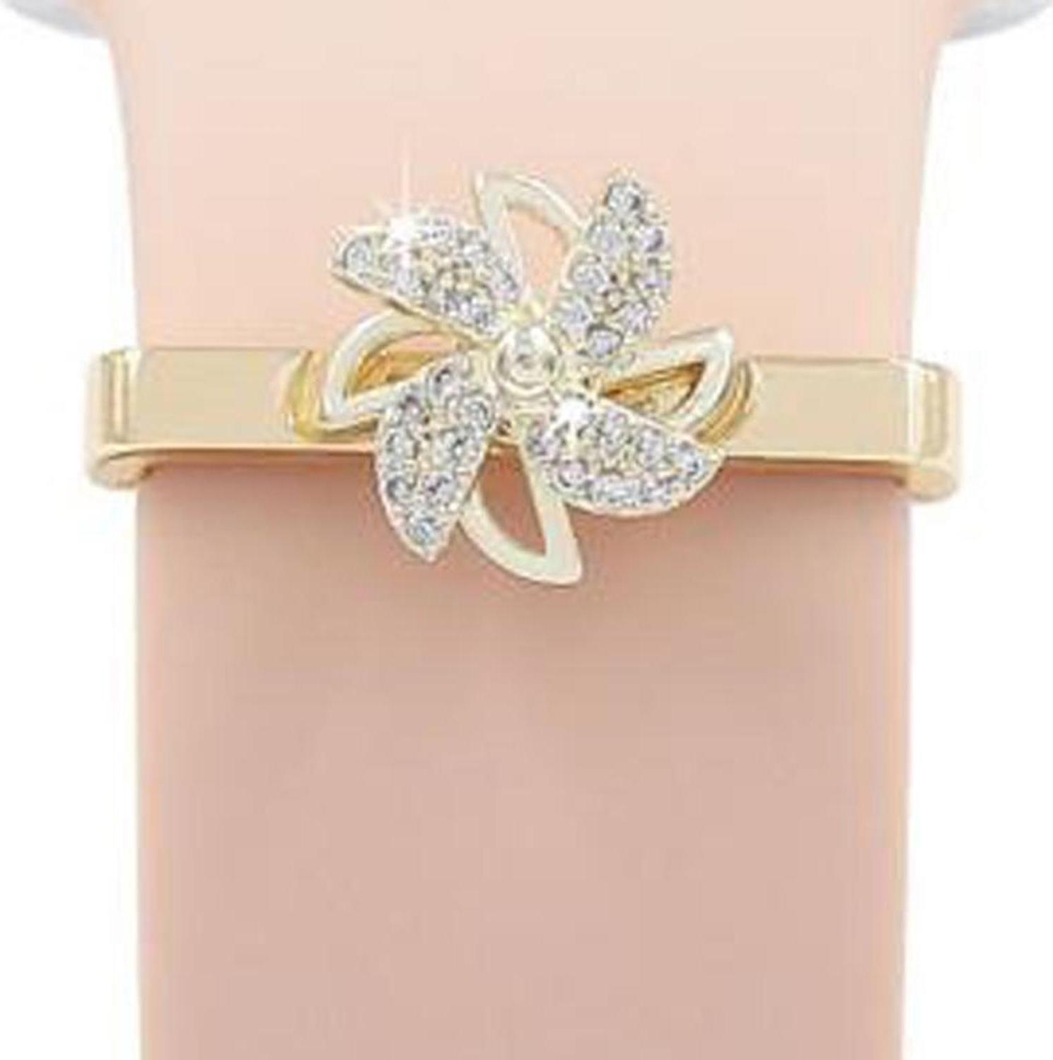 Smartwatch dekoratívny prsteň veterný mlyn zlatý otočný kov 1 kus 21mm príslušenstvo