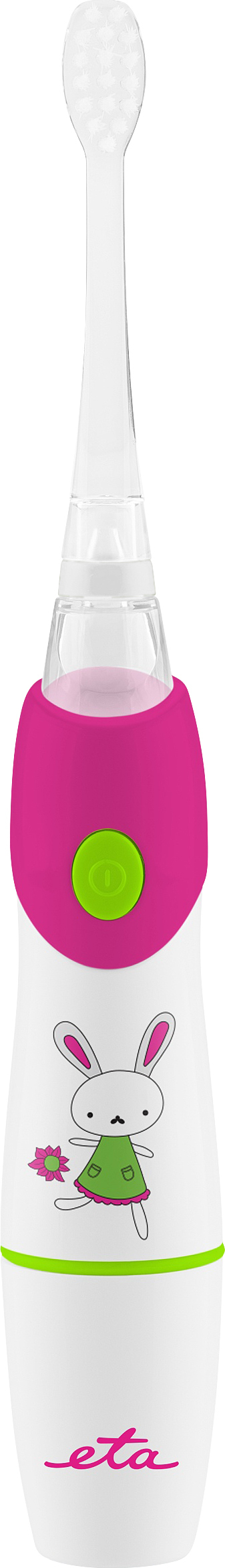 ETA Kinder Schallzahnbürste SONETIC rosa ETA071090010, für Kinder 3-10 Jahre, Schalltechnologie MOVE+, 2 Minuten Timer...