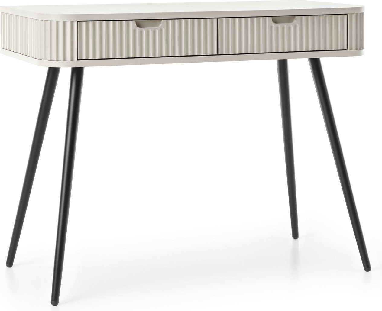 3E 3xE living.com Schminktisch – Moderner modischer Stil, Selbstmontage, Kurierzustellung ZOVA T-103KASZMIR/CZARNY