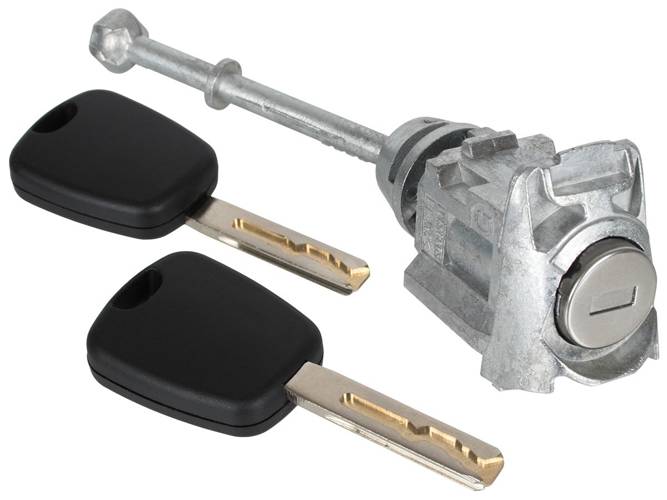 Türschloss Schließzylinder VORNE LINKS + 2x Schlüssel für Opel Corsa D  06-14 / Astra H 2004- 