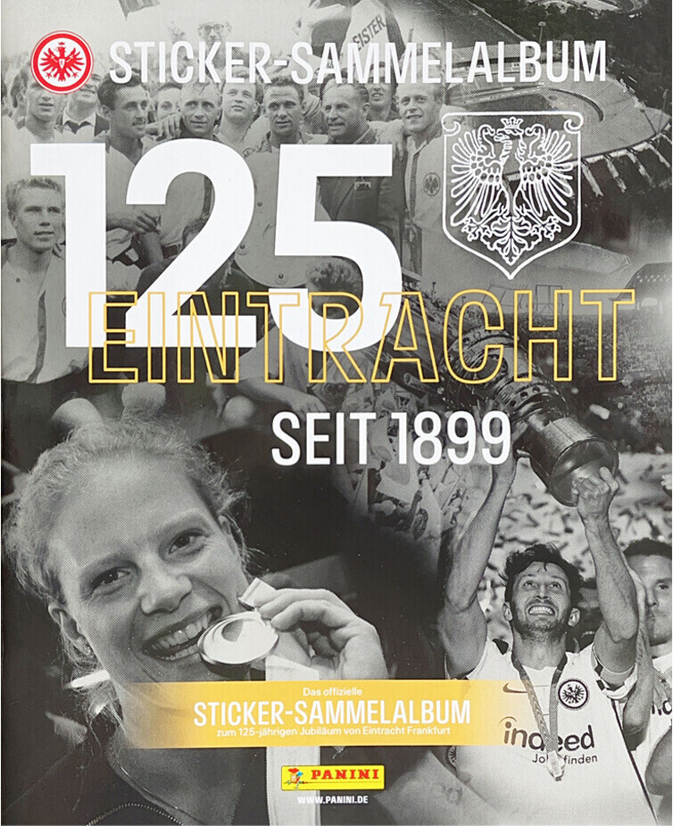 Panini Eintracht Frankfurt - 125 Jahre - Sammersticker - 1 Sammelalbum