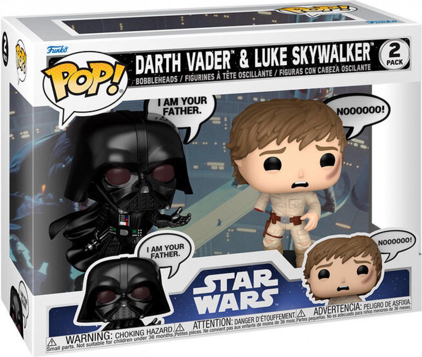 Funko Pop! Star Wars: Zestaw Figurek Darth Vader i Luke