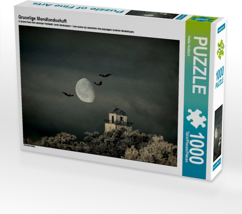 Calvendo Gruselige Mondlandschaft 1000 Teile Puzzle quer 640x480mm, Hultsch Heike; 7302657