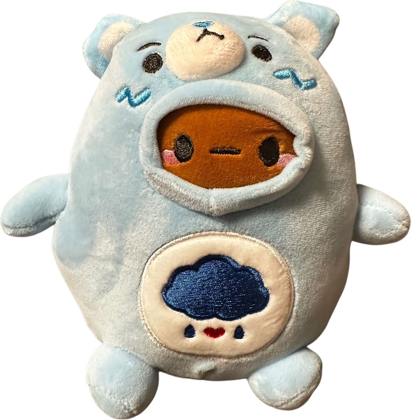 Kawaii Glücksbärchi Kuscheltier Figur Plüsch 17 cm Plüsch Brumm Bärchi blau 546465453