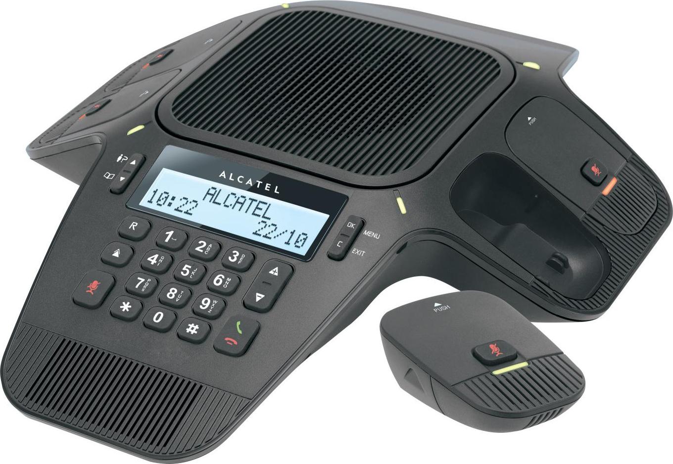 Alcatel Conference 1800 DECT-Telefon Anruferidentifikation schwarz