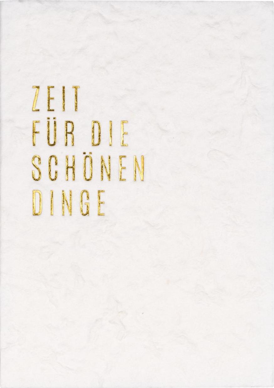 räder Naturpapierkarte "Zeit für die schönen Dinge" 63559
