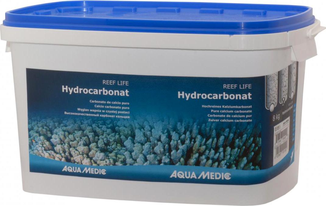 AQUA MEDIC Reef Life Hydrocarbonat Kalziumcarbonat (Hochreines Kalziumkarbonat) - Menge: 5 Liter / 8 kg Eimer - Körnung: grob (6 - 8 mm)