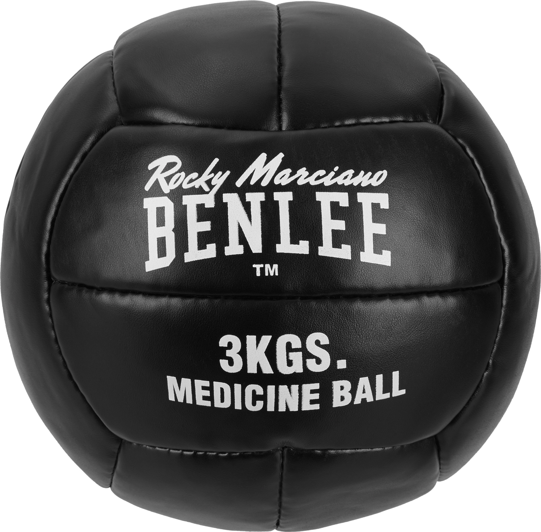 Medicínska lopta zo syntetickej kože PAVELEY Black 3kg BENLEE