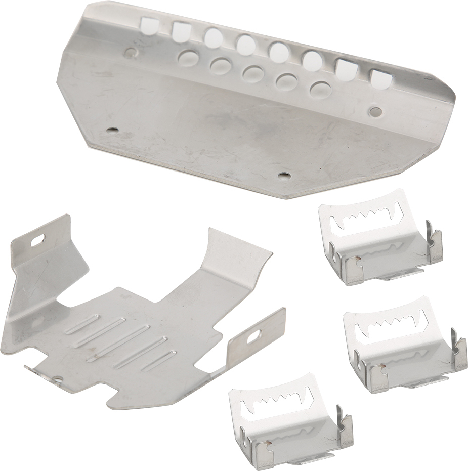 Cocosity Rüstungen Schutzplatte,Rüstungen Skid Plate,Edelstahl Rüstungen Platte,Chassis Rüstungen Anzug,RC Car Zubehör