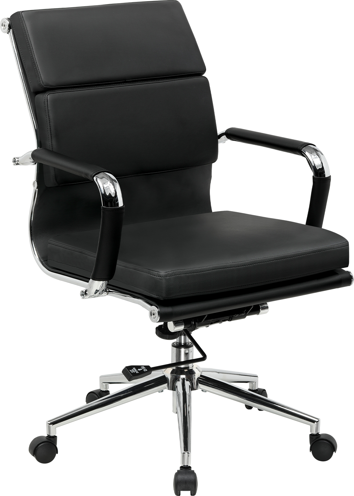 Kancelárske kreslo COMHOMA Ergonomické kancelárske kreslo Kreslo na líčenie Otočné kreslo s podrúčkami, Nastaviteľné kancelárske kreslo s funkciou hojdania (čierne)