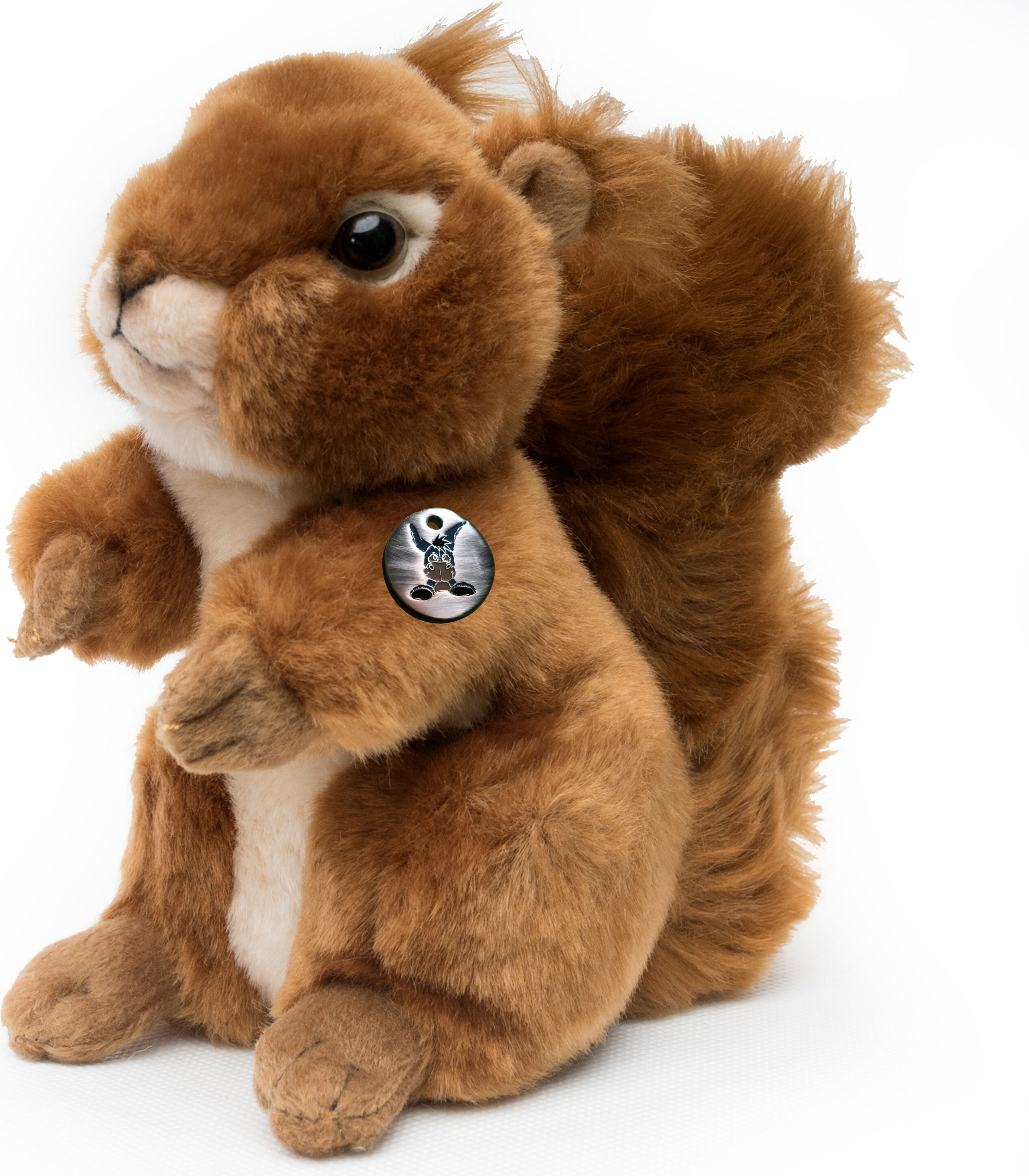 Kuscheltiere*biz Eichhörnchen Kuscheltier Hörnchen sitzend Plüschtier CHIP KT531465