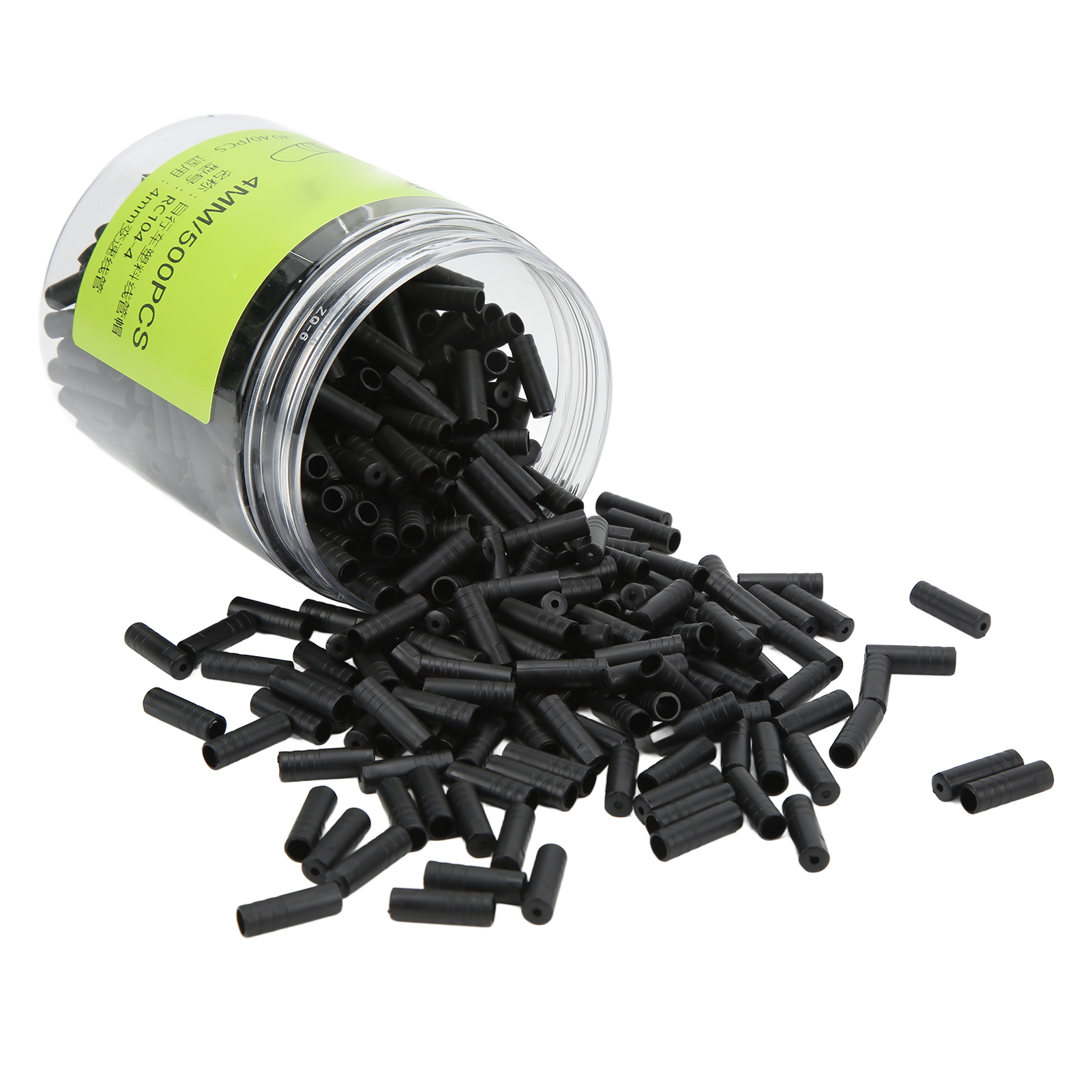 Cocosity Bremskabelkappen,Aluminiumlegierung Bremskabelkappen,Fahrradkabelendkappen,Fahrradzubehör,Radsportzubehör,4mm Bremskabelkappen